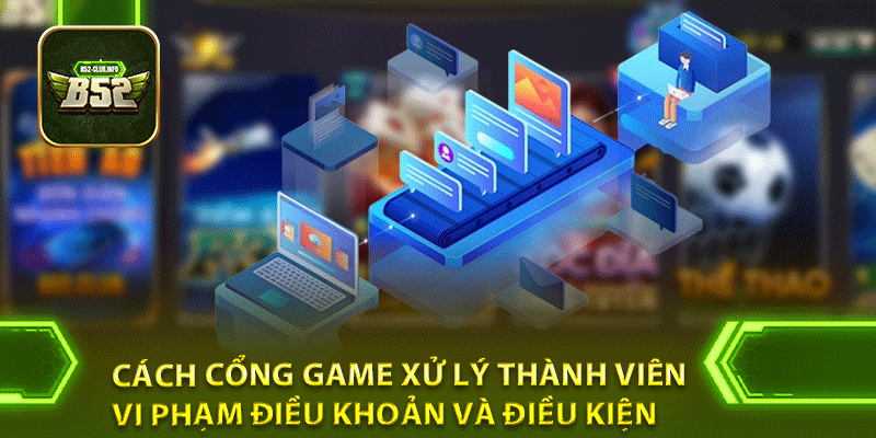 Cách cổng game xử lý thành viên vi phạm điều khoản và điều kiện