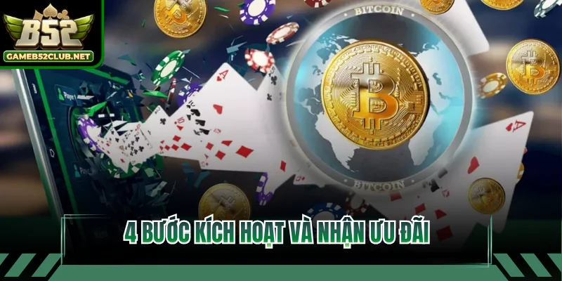 4 bước kích hoạt và nhận ưu đãi